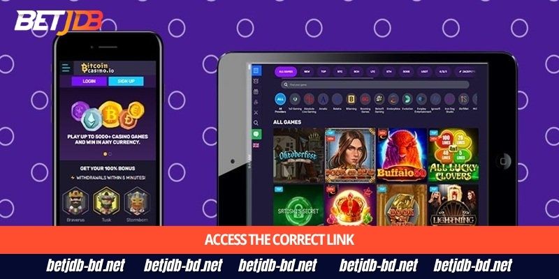 Access the correct link