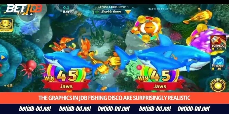 The graphics in JDB Fishing Disco are surprisingly realistic
