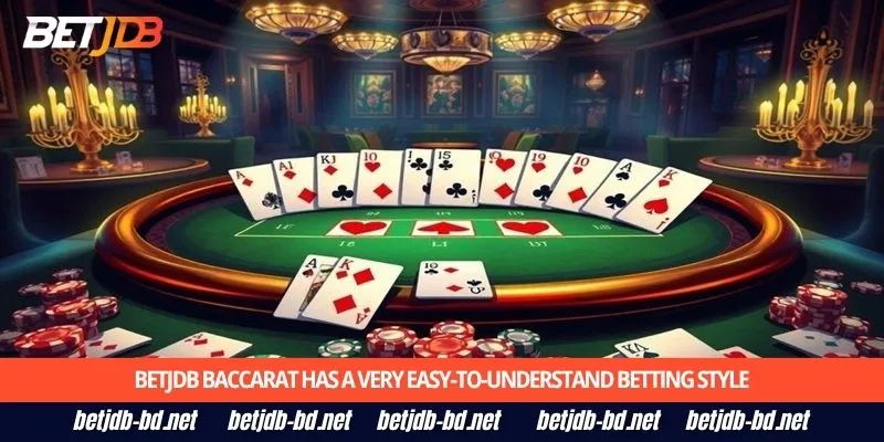 BetJDB Baccarat has a very easy-to-understand betting style