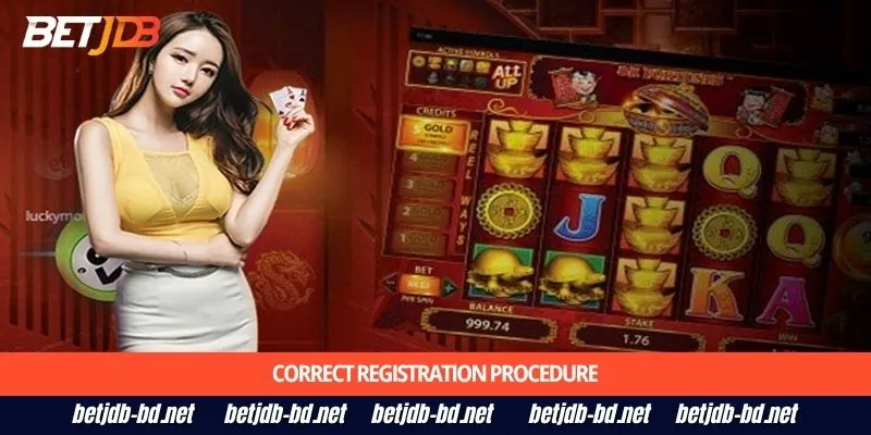 Correct registration procedure