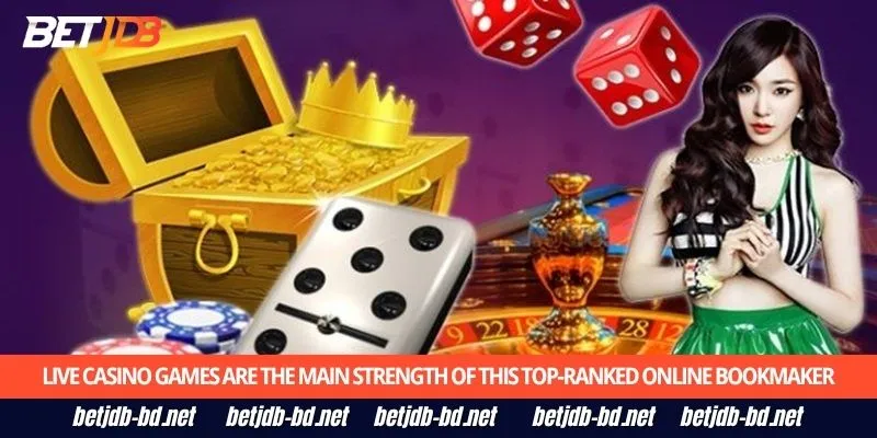 Live Casino games are the main strength of this top-ranked online bookmaker