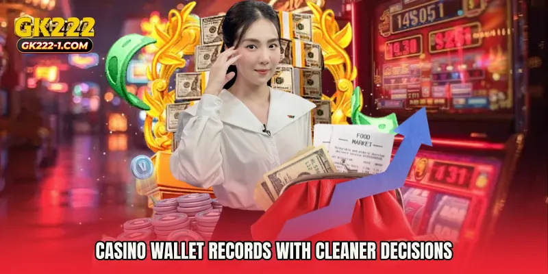 Casino wallet records with cleaner decisions