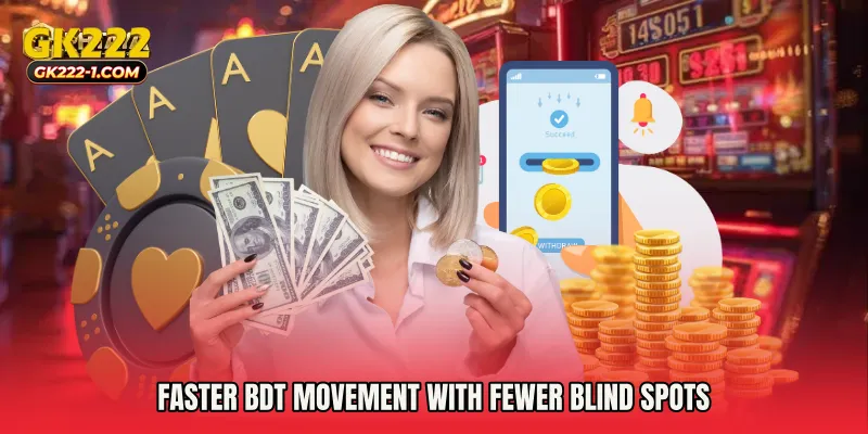 Faster BDT movement with fewer blind spots