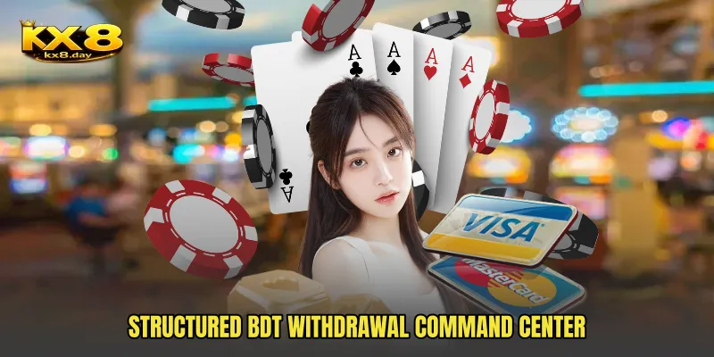 Structured BDT withdrawal command center