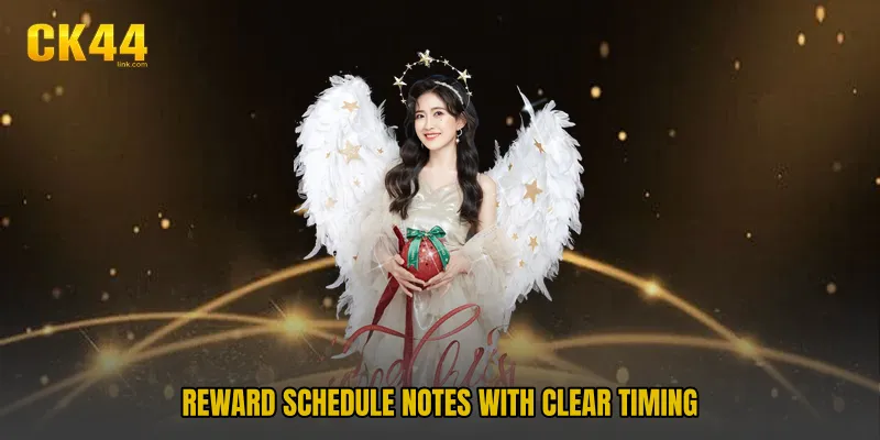 Reward Schedule Notes With Clear Timing