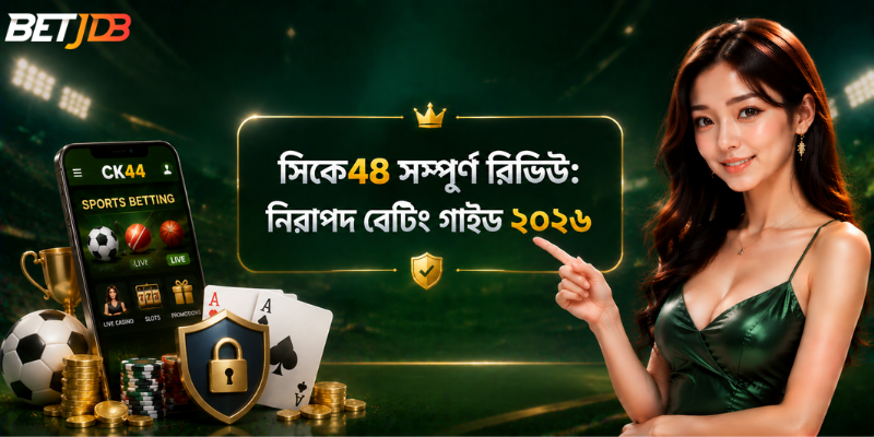 সিকে৪৪ সম্পূর্ণ রিভিউ: নিরাপদ বেটিং গাইড ২০২৬